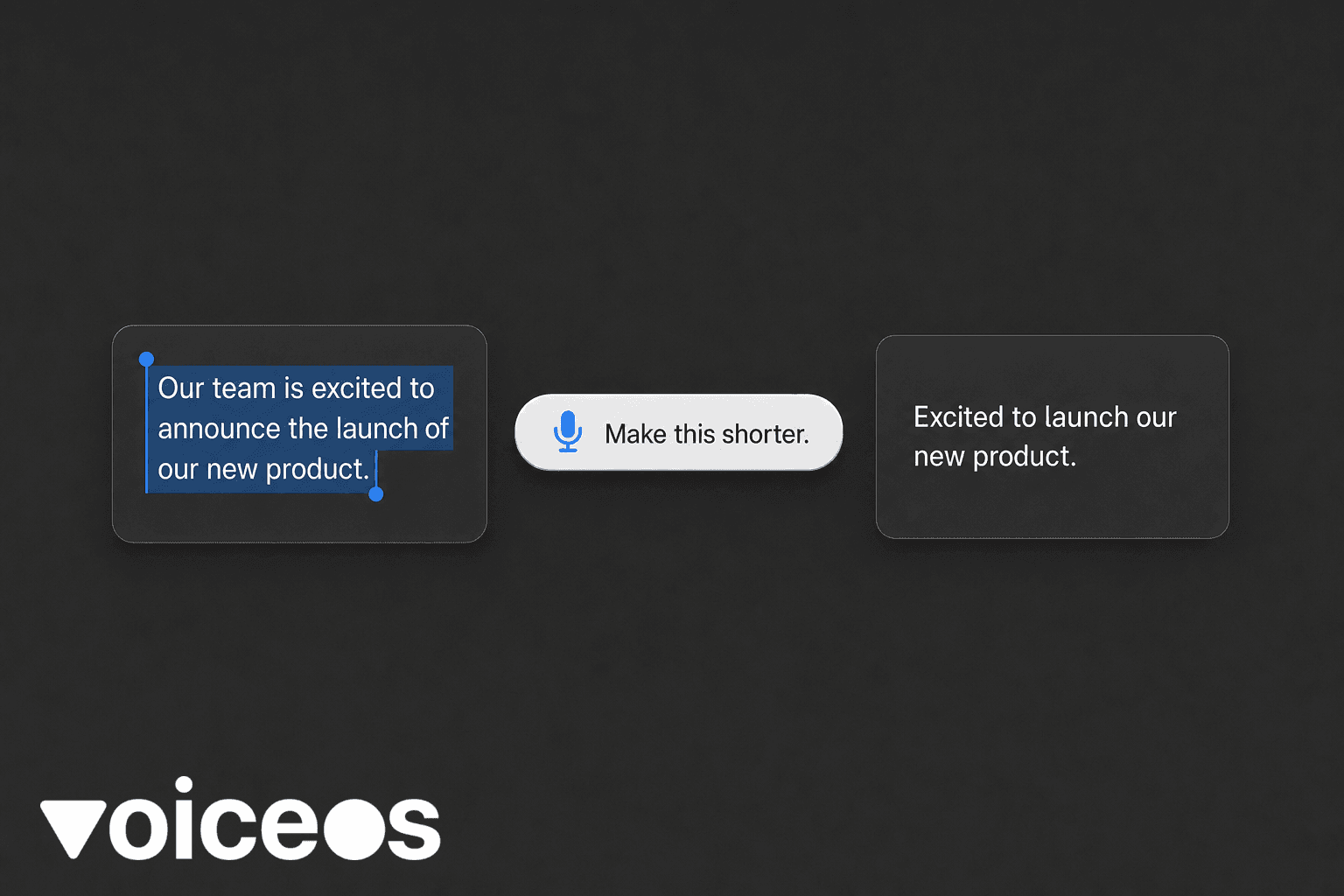 Voice editing: select, speak, replace—on Mac and Windows
